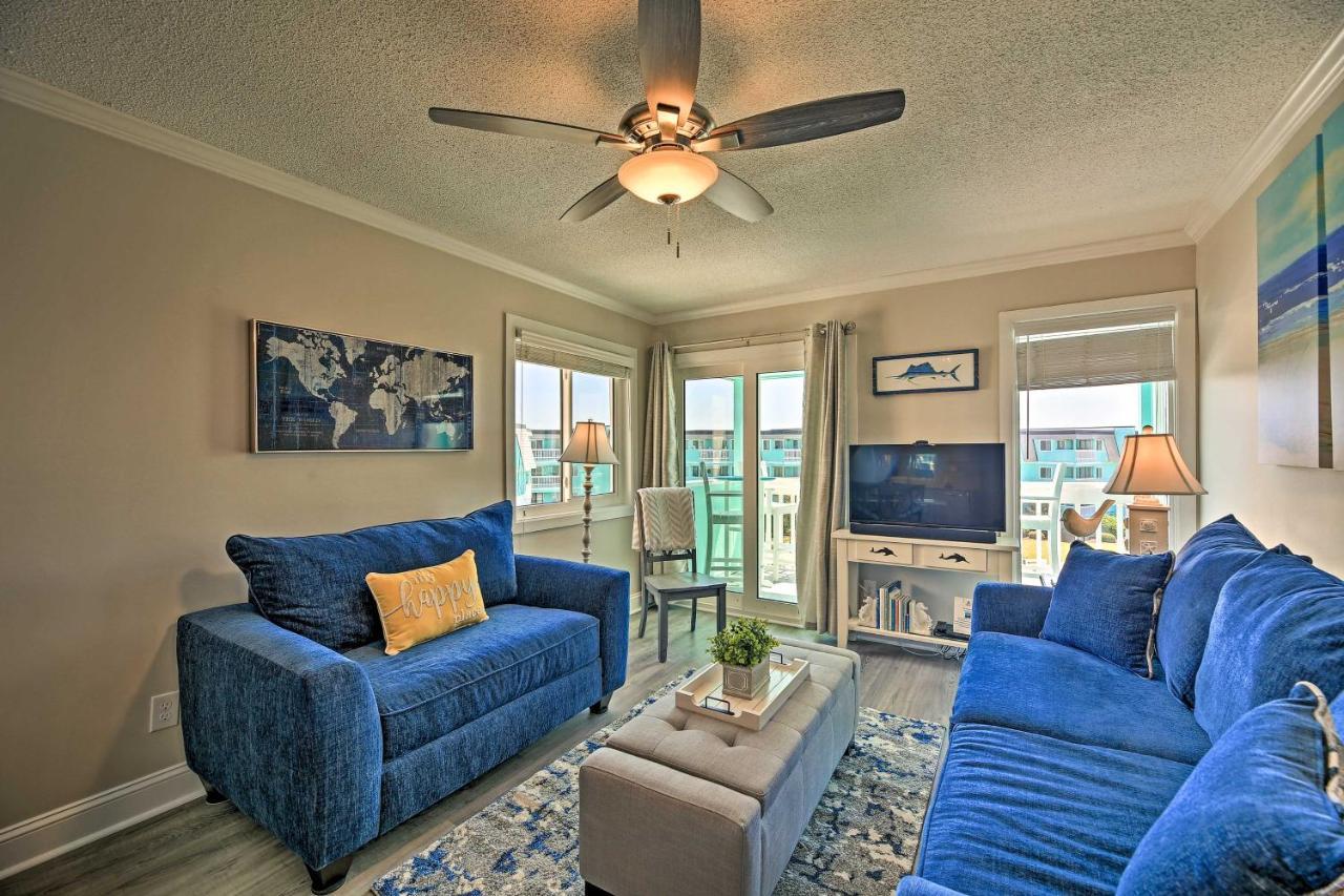 Walk To Beach Ocean-View Atlantic Beach Condo! Esterno foto