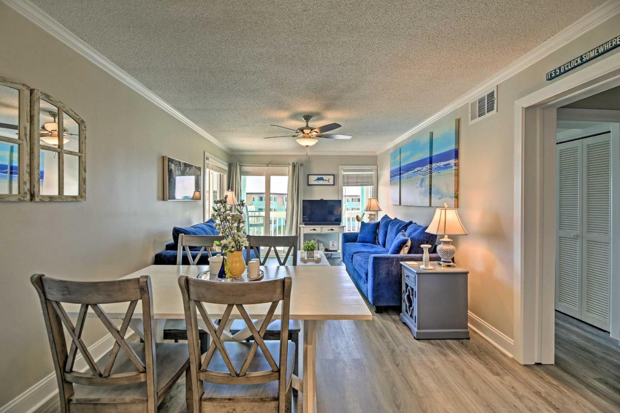 Walk To Beach Ocean-View Atlantic Beach Condo! Esterno foto