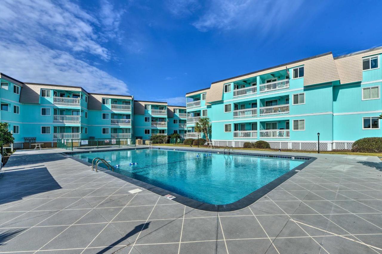 Walk To Beach Ocean-View Atlantic Beach Condo! Esterno foto